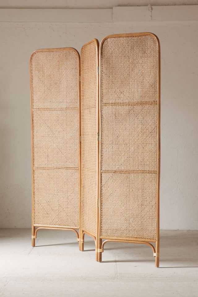Rattan Screen Room Divider #1