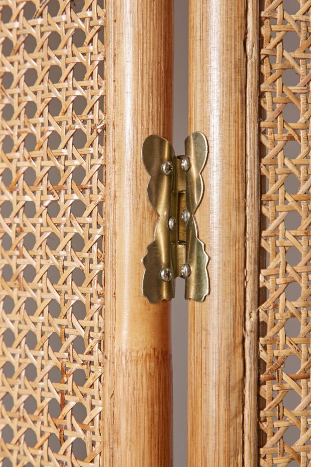 Rattan Screen Room Divider #3