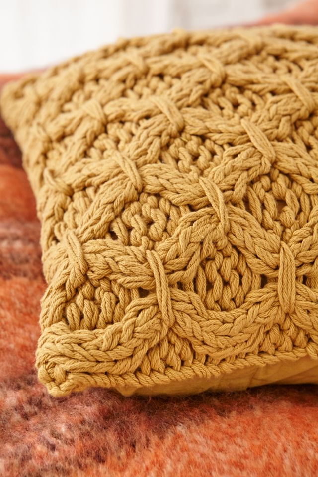 Chunky Cotton Knit Pillow #2