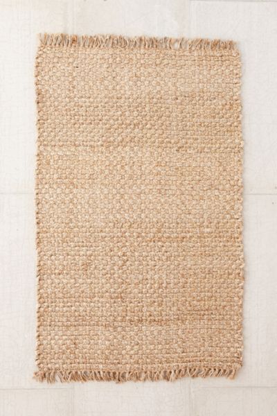Urban Outfitters Woven Natural Jute Rug