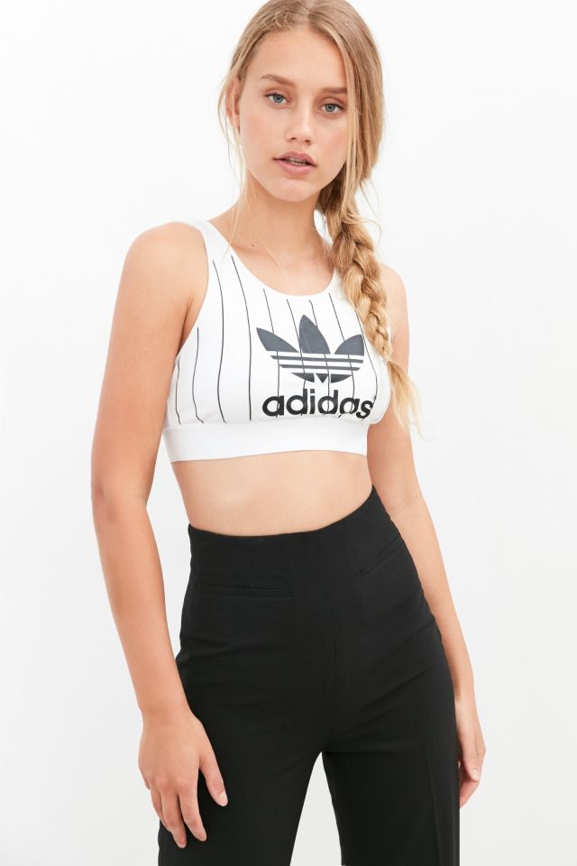 Adidas crop hot sale top urban outfitters