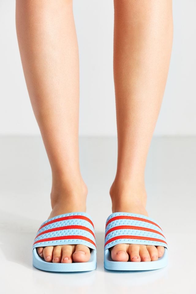 adidas Blush Blue Adilette Pool Slide #2