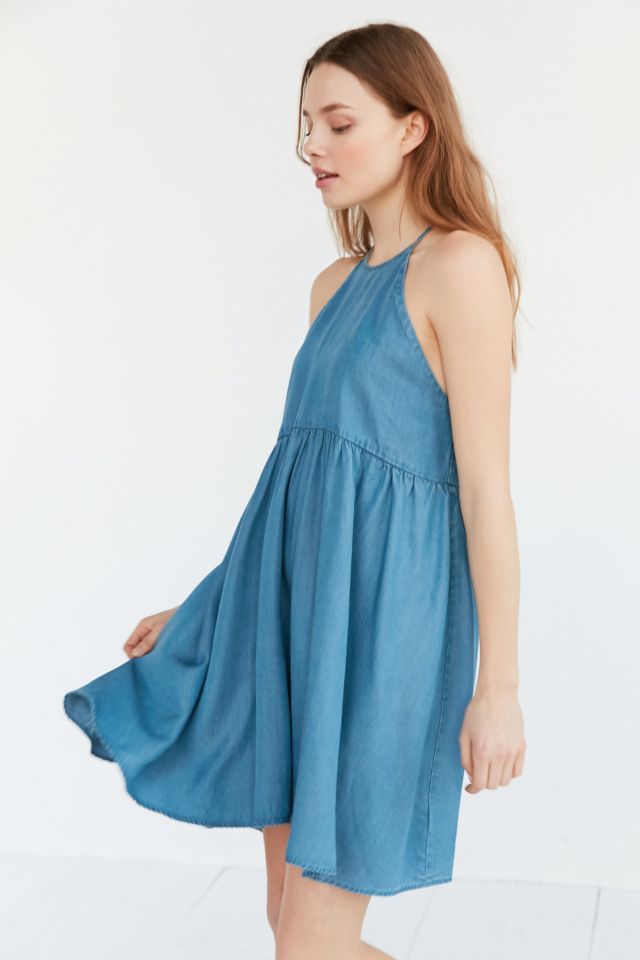 Robe sarrau en denim Dorence Kimchi Blue #5
