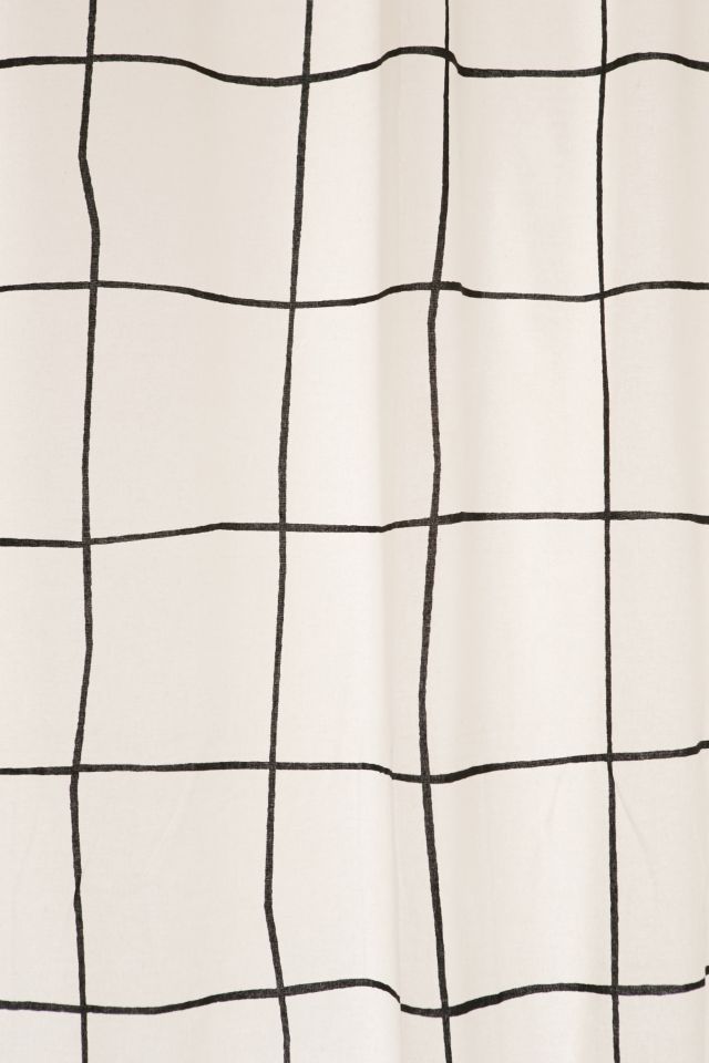 Wonky Grid Shower Curtain #2