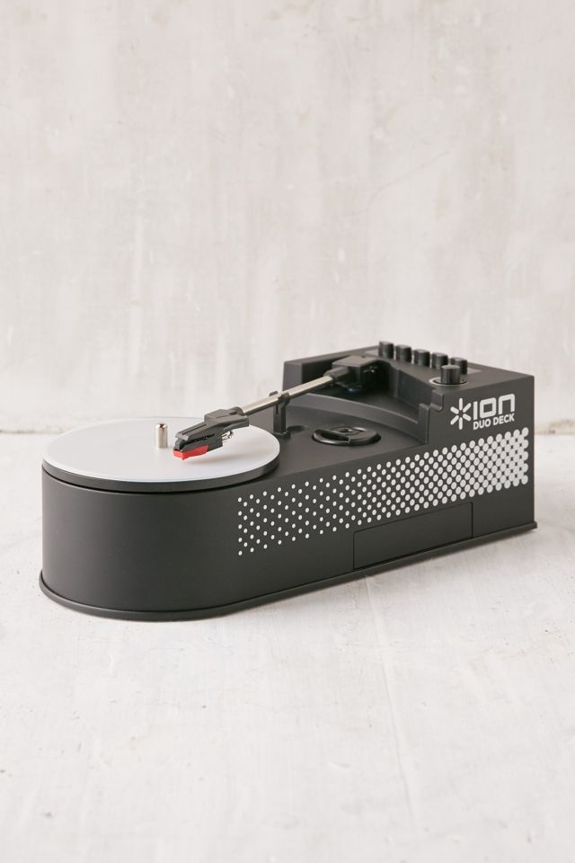 Ion Duo Deck Digital Conversion Turntable With Cassette Deck Urban