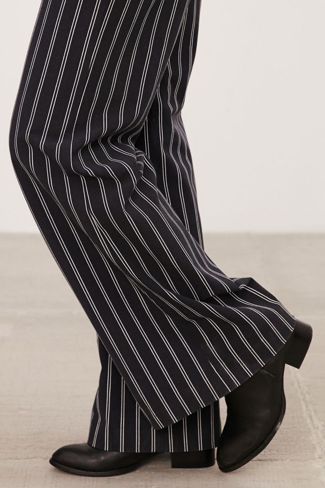 Kimchi Blue Robyn High-Rise Pinstripe Flare Pant | Urban Outfitters
