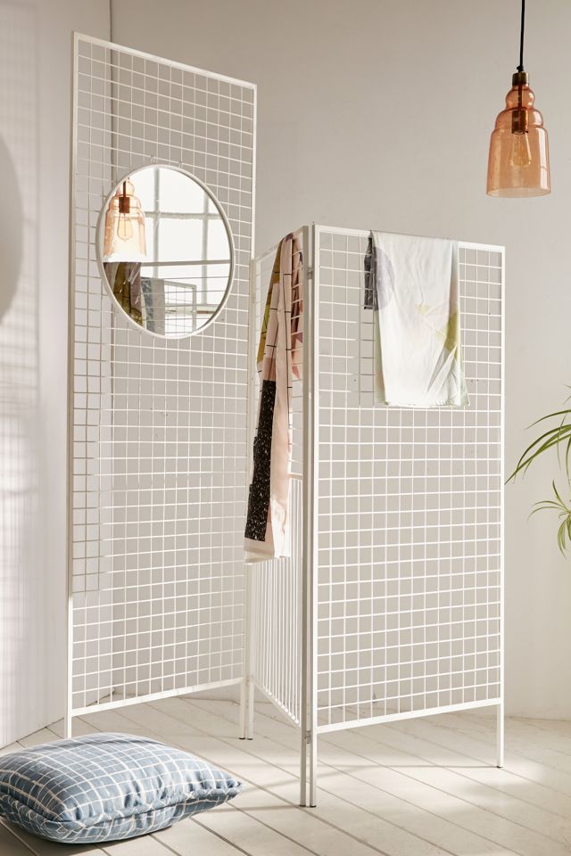 Layered Lines Screen Room Divider | Urban Outfitters