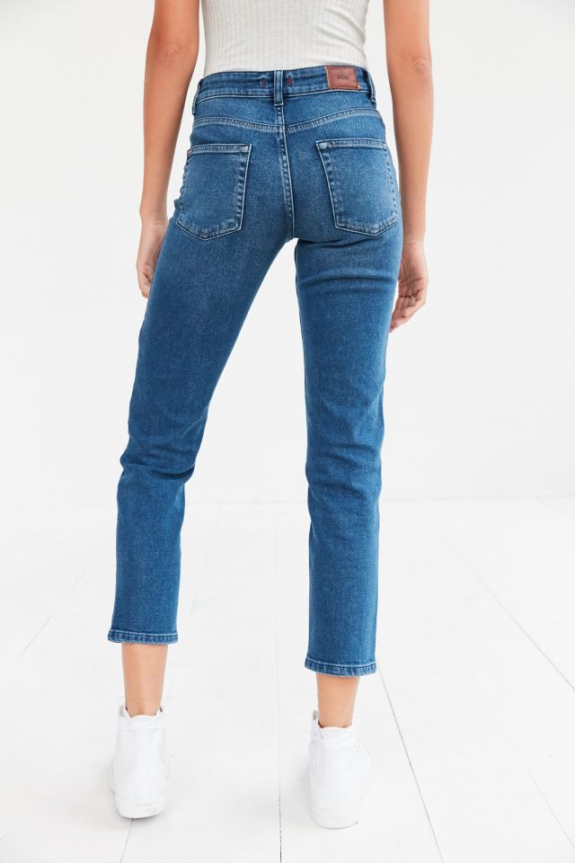 BDG Girlfriend High-Rise Jean - Rinsed Indigo #5