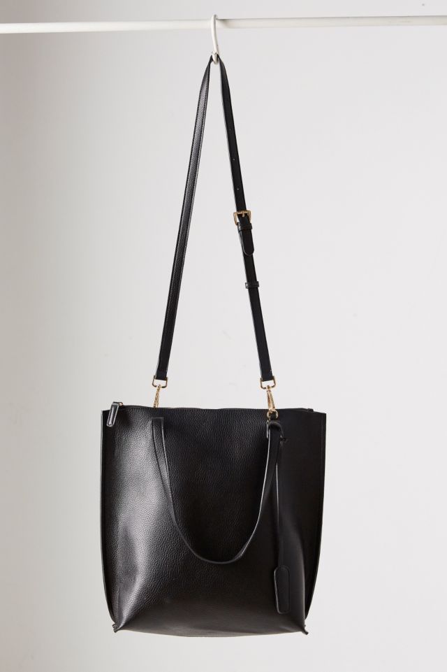 Silence + Noise Zip Pebbled Faux Leather Tote Bag #2