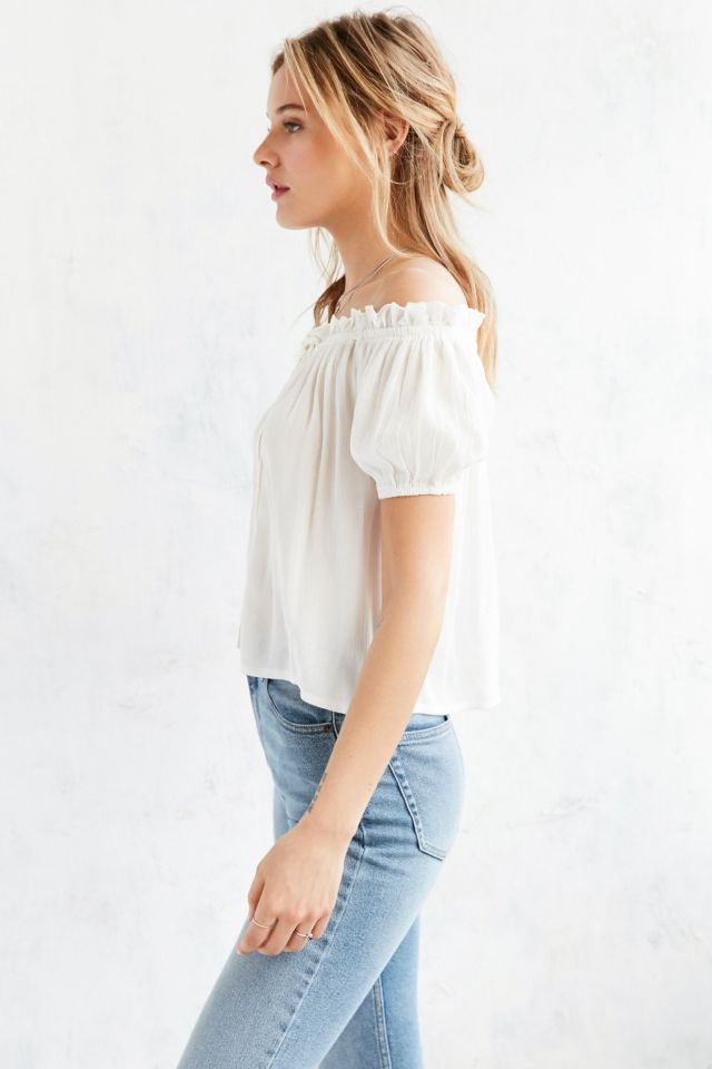Blouse à épaules dégagées et mancherons BOG Collective #1