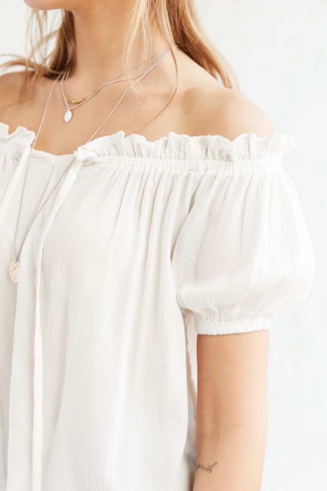 Blouse à épaules dégagées et mancherons BOG Collective #2