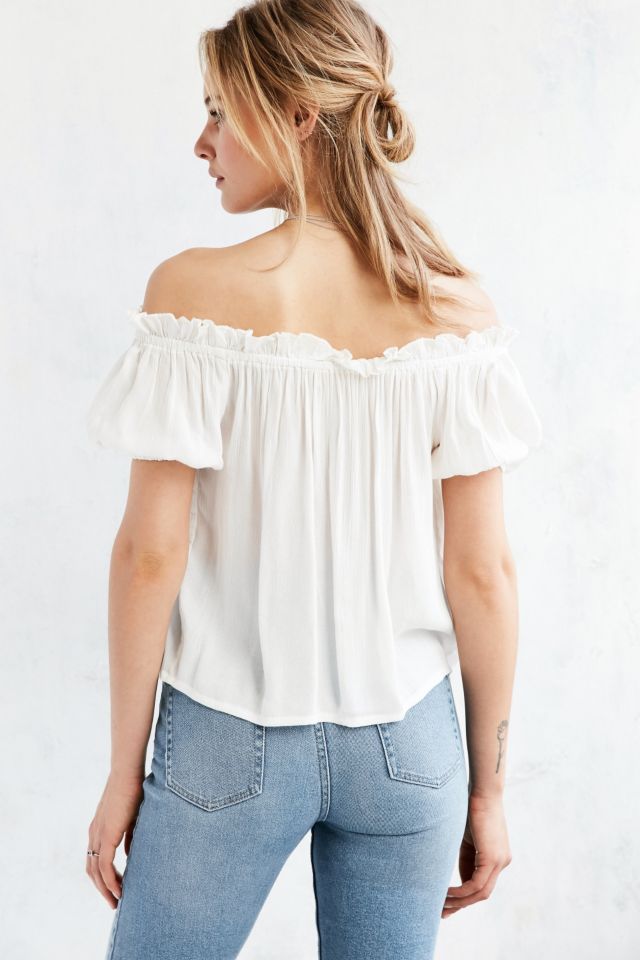 Blouse à épaules dégagées et mancherons BOG Collective #5