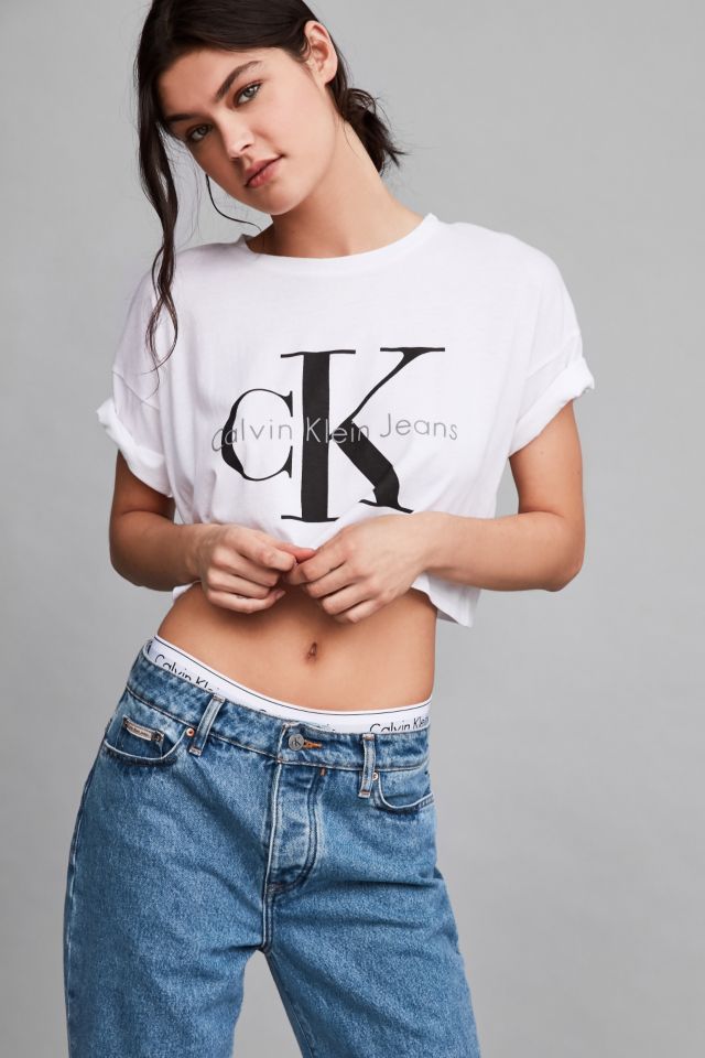 Calvin Klein For UO Cult Boyfriend Jean - Medium Blue Acid Wash #4