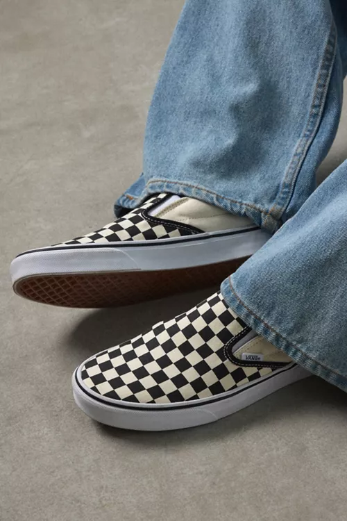 Vans Classic Checkerboard Slip-On Sneakers