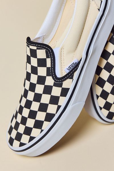 Vans Classic Checkerboard Slip-On Sneakers