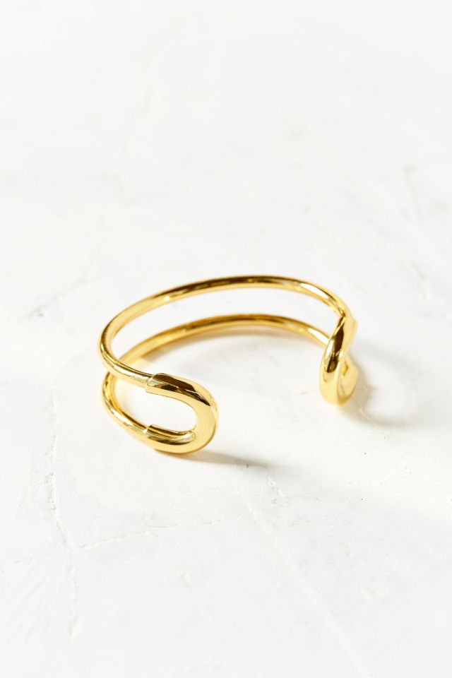Giles & Brother Cortina Gold Skinny Cuff Bracelet #1