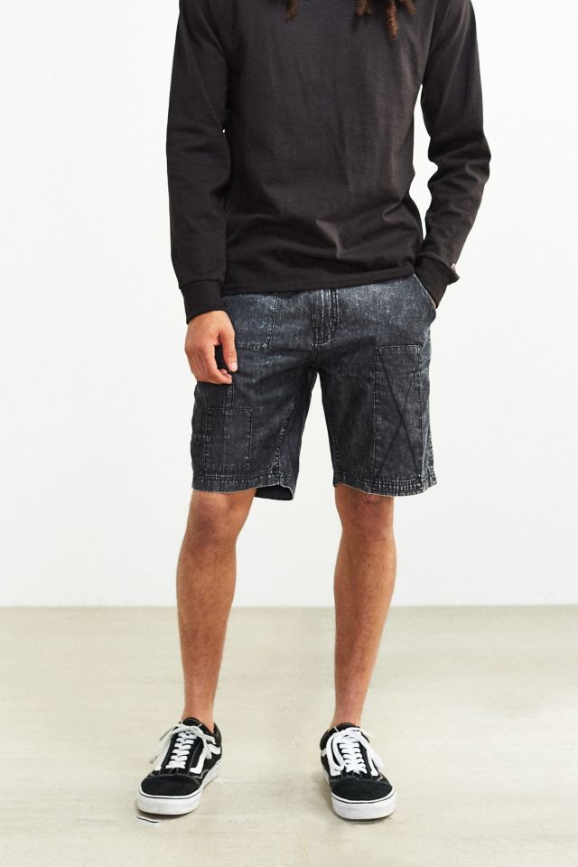 Short à empiècements en chambray Fisk Publish #1