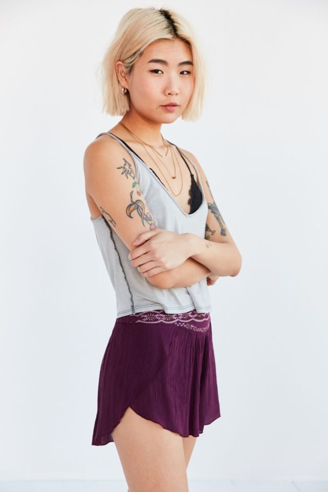 Ecote Evelyn Embroidered Yoke Short #5