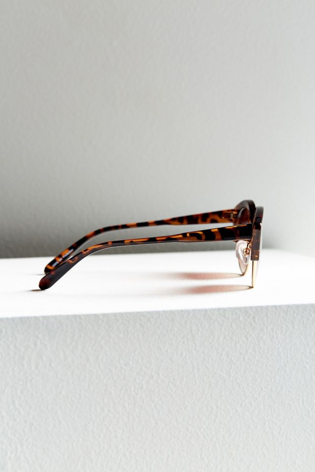 Oval Half-Frame Sunglasses #2