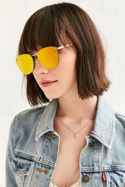 Spacewoman Rimless Frame Sunglasses Urban Outfitters Canada