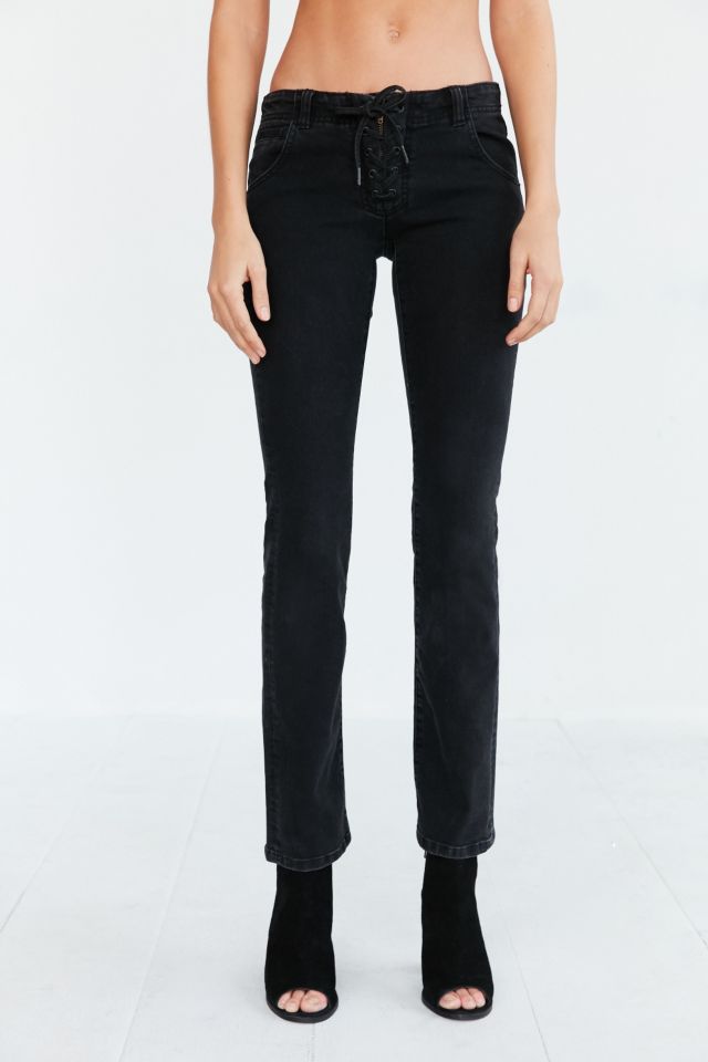 BDG Tyler Low-Rise Lace-Up Flare Jean #3