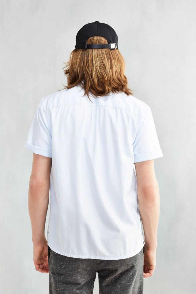 CPO Dobby Ticking Short-Sleeve Button-Down Shirt #3