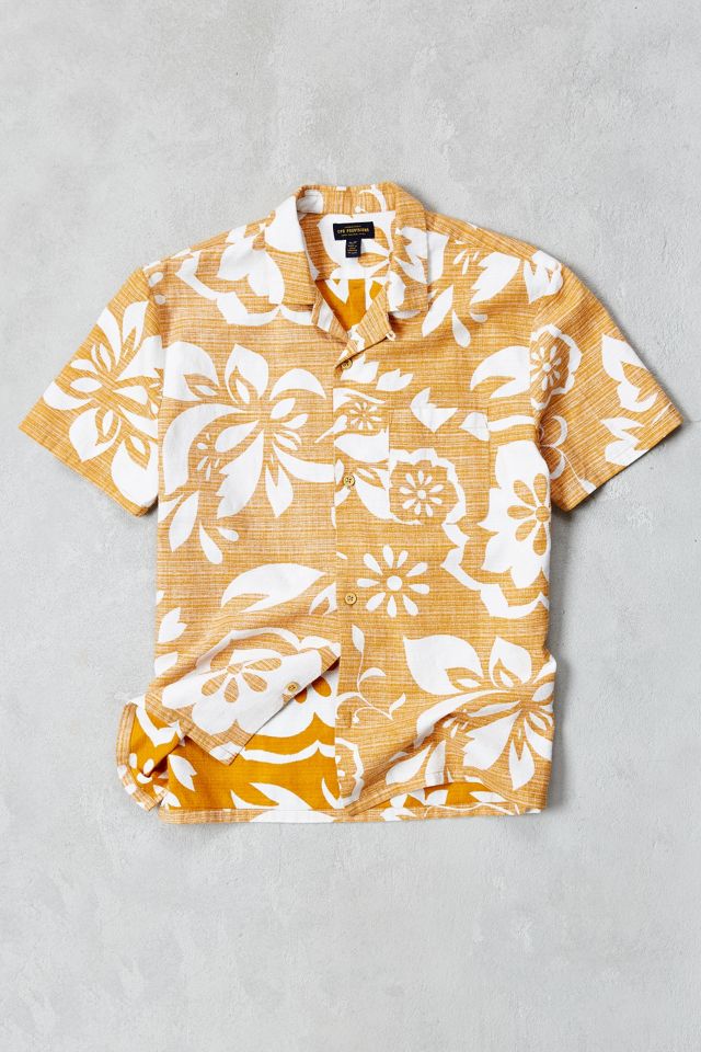 Blair Tropical Print Boxy Camp Shirt