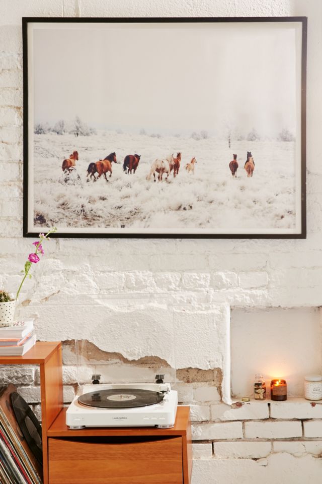 Kevin Russ Winter Horses Art Print