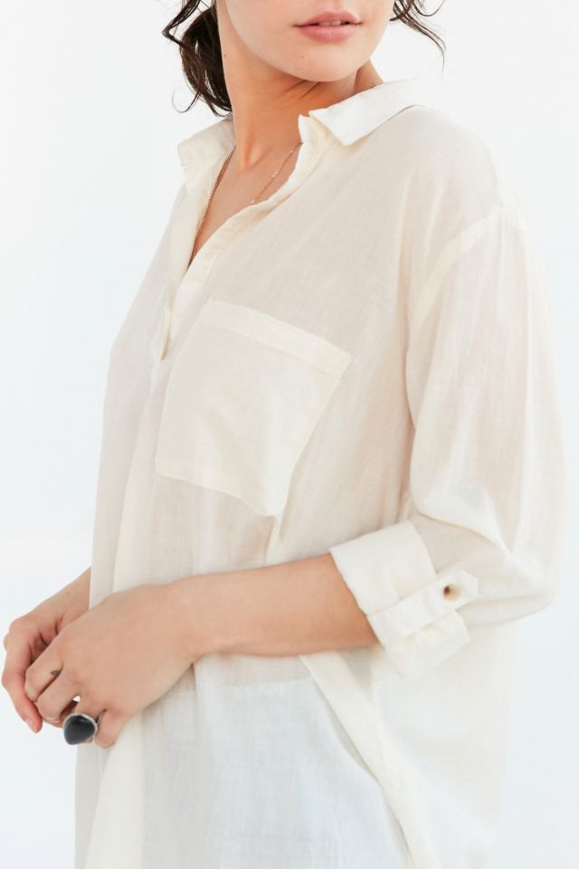 BDG Harbor Popover Blouse #4