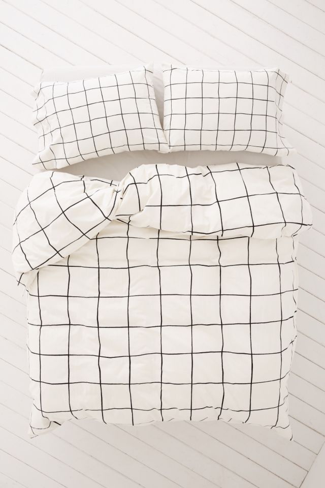 Wonky Grid Duvet Cover #1