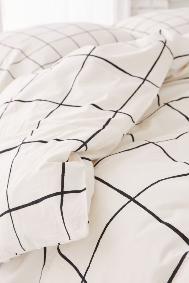 Wonky Grid Duvet Cover #3