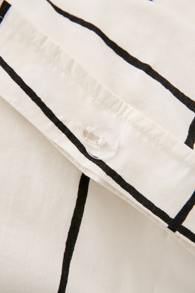 Wonky Grid Duvet Cover #4