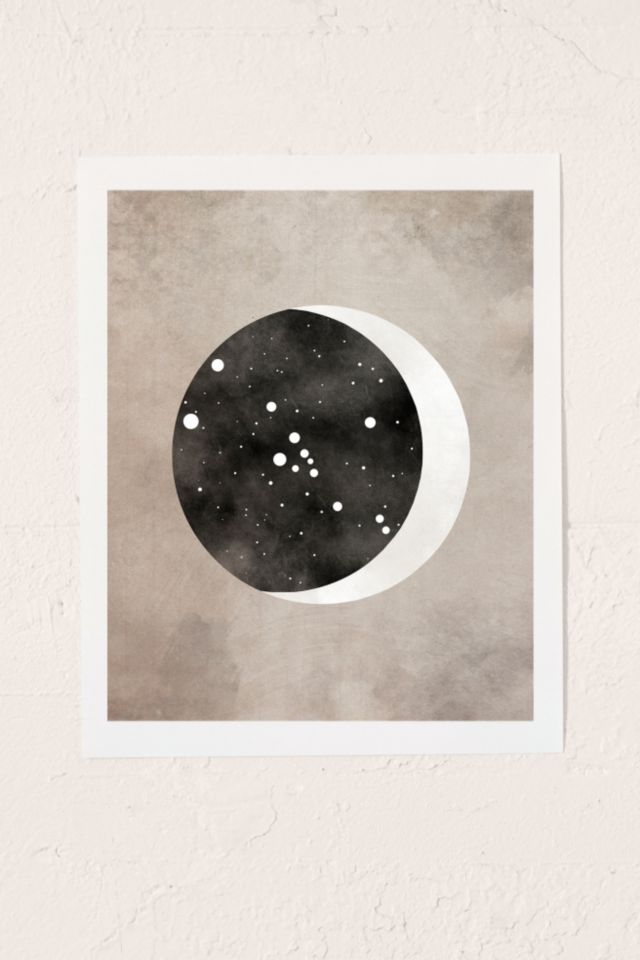 Claire Goodchild Moon & Stars Taurus Art Print #1