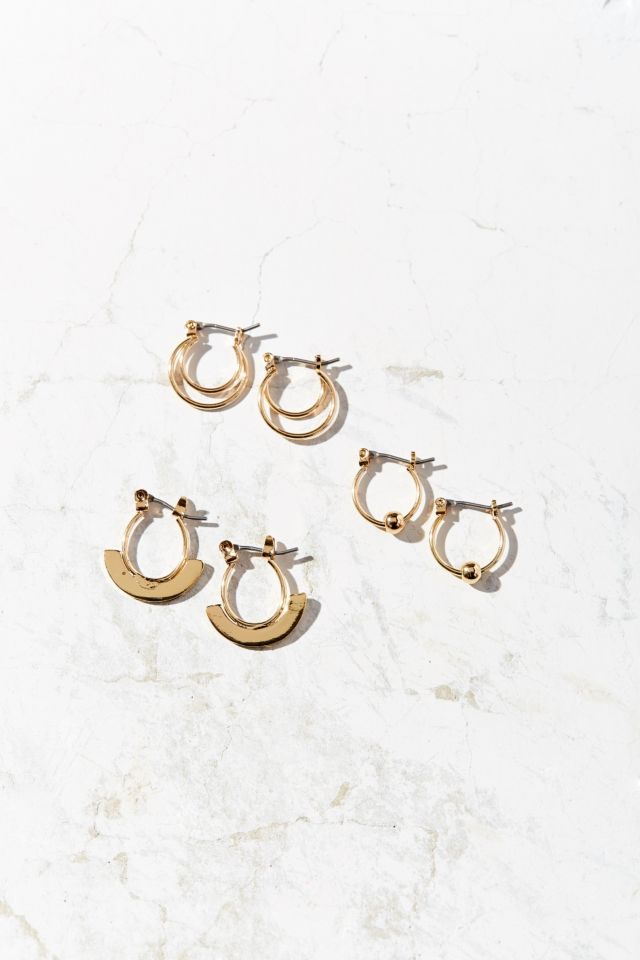 Ensemble de boucles d'oreilles à anneaux « Right Now »