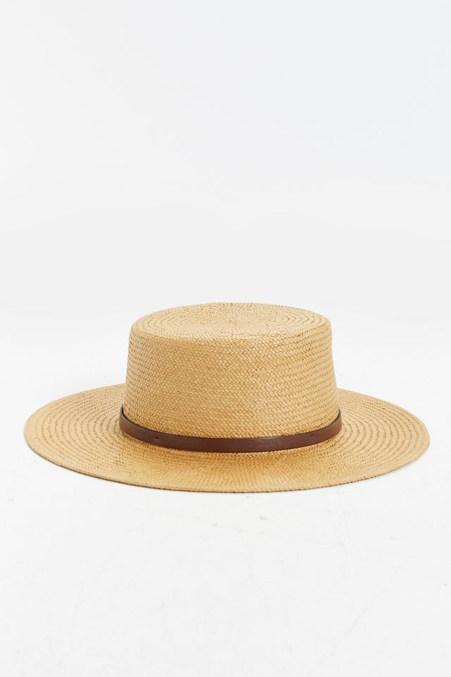 Wyeth Straw Boater Wide Brim Hat | Urban Outfitters display picture 1