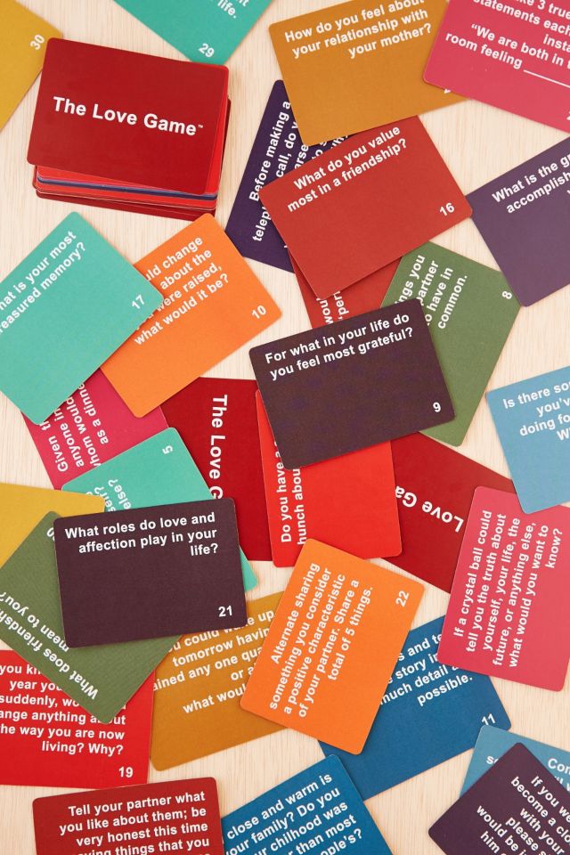 The Love Game™: 36 Questions For Falling In Love #1