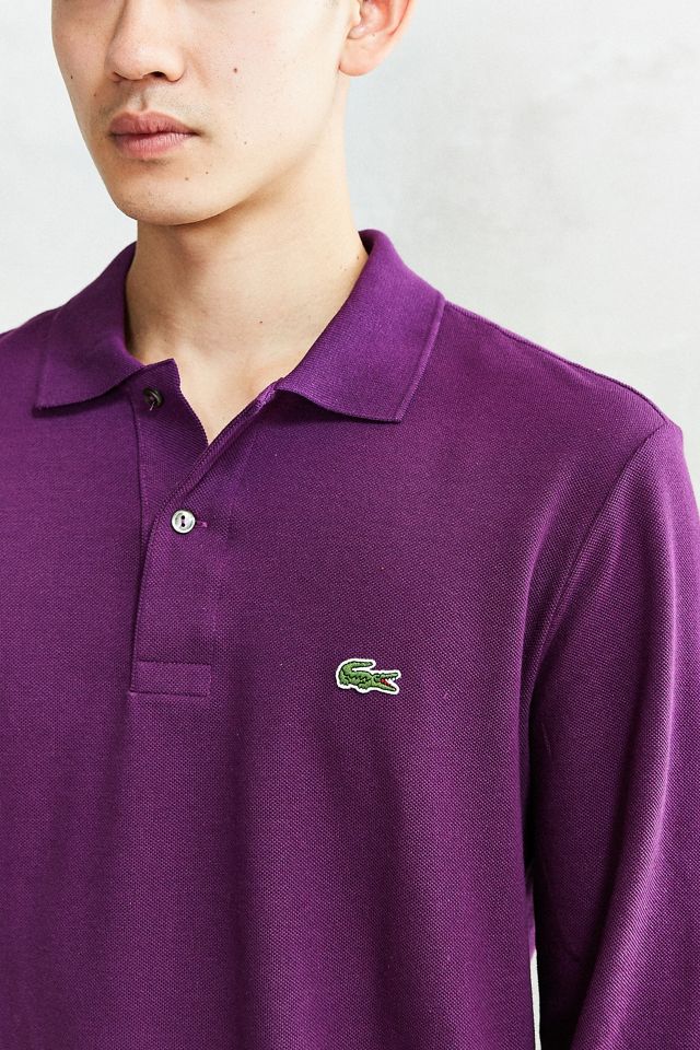 Lacoste Long-Sleeve Polo Shirt | Urban Outfitters