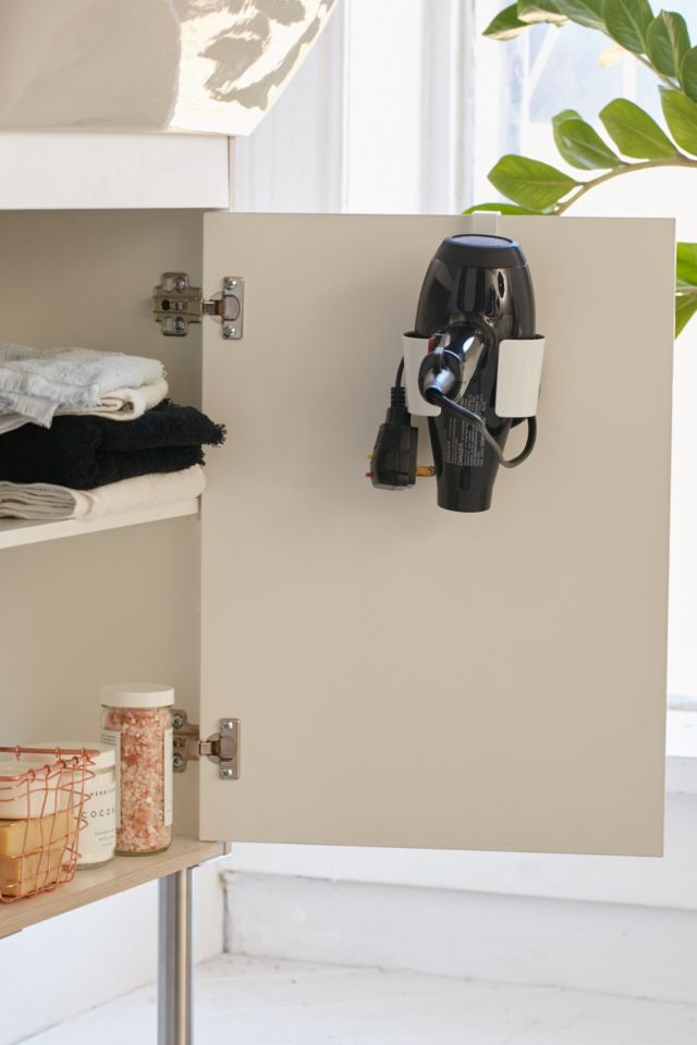 Over-The-Cabinet Hair Dryer Caddy #1