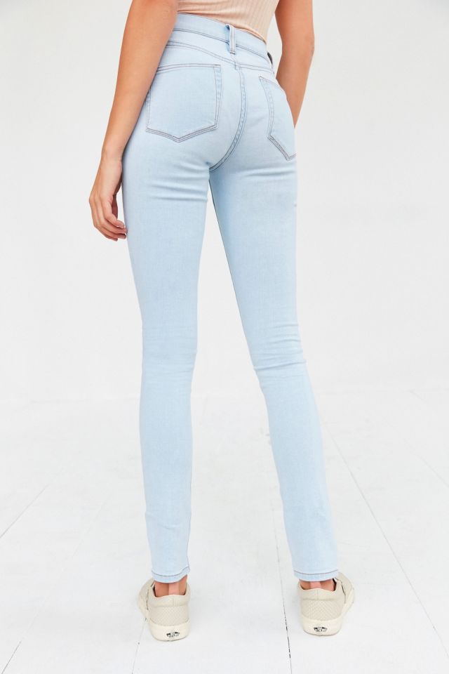 BDG Twig Button High-Rise Skinny Jean - Light Blue #5