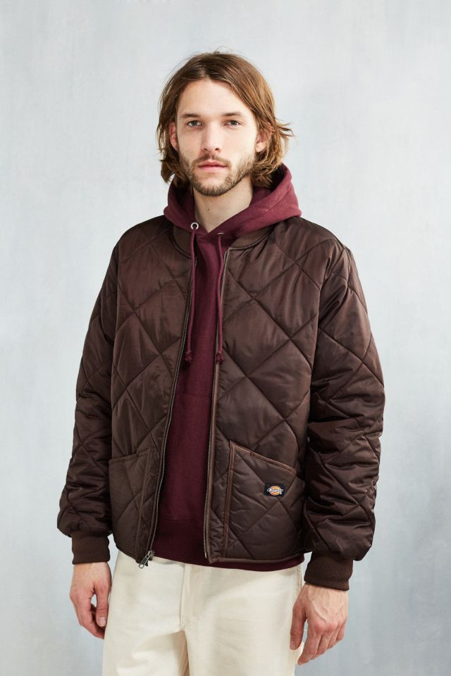 Dickies quilted 2024 hooded jacket