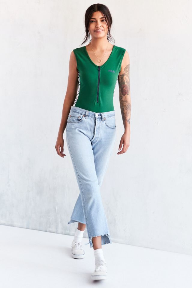 FILA + UO Zip-Up Bodysuit #1
