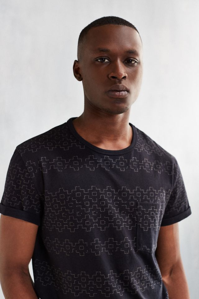 Printed Roll Sleeve Tee #1