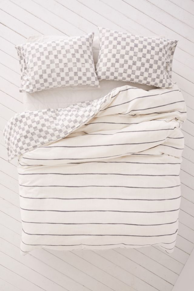 Campo Check Woven Duvet Cover #1