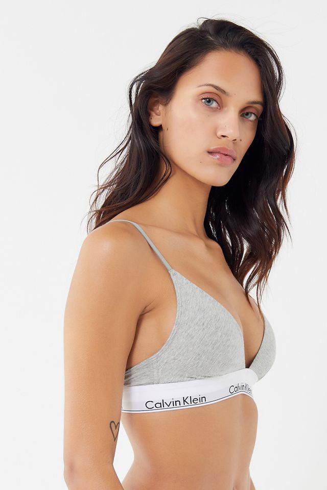 Calvin Klein UO Exclusive Modern Cotton Triangle Bra | Urban Outfitters