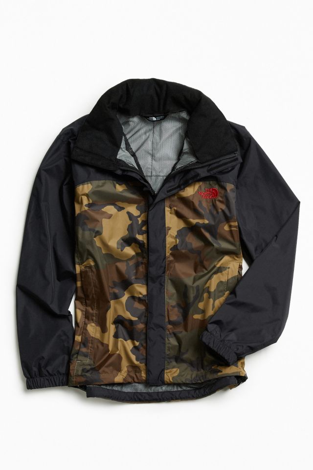 The north face hot sale camo rain jacket