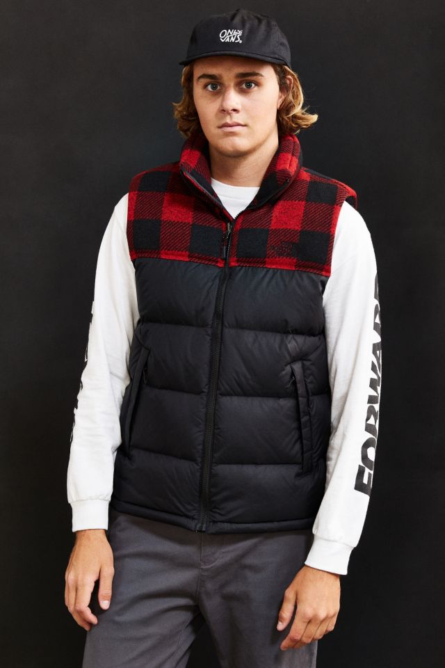 North face shop plaid vest