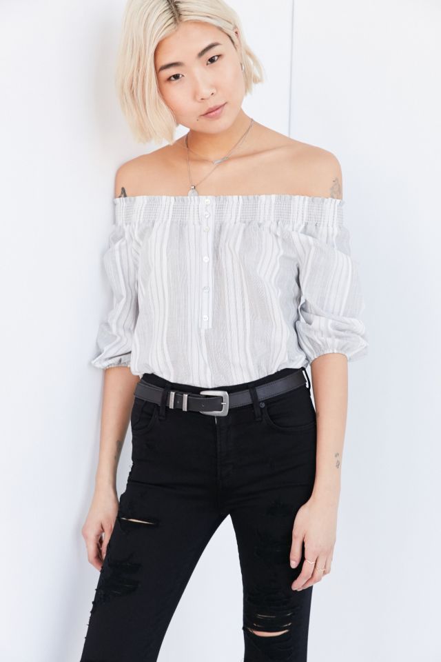 Jeans étroit déchiré à taille haute Sophie AGOLDE - Clair de lune #2