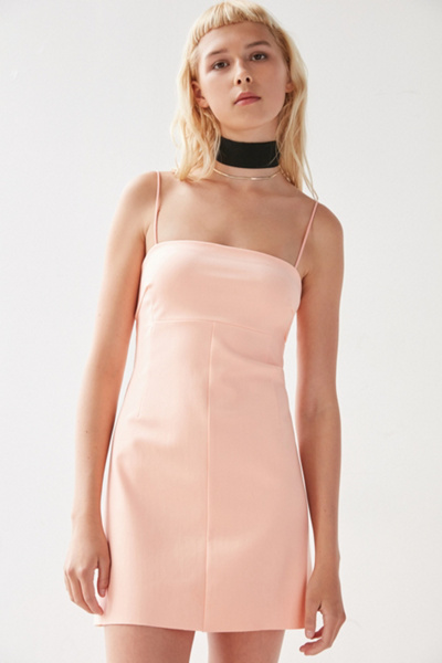 silence noise audrey red a line mini slip dress + A-Line Cynthia rowley