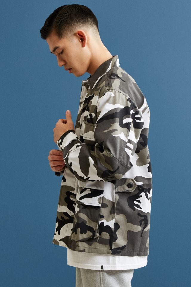 Frame Denim Regular Fit Camo Field Jacket, $197