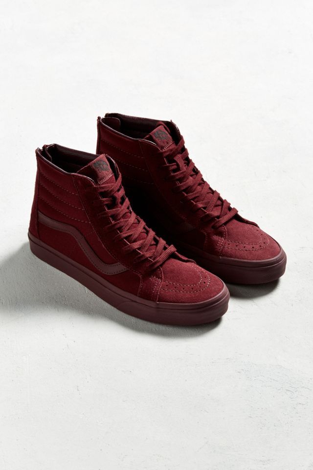 Vans sk8 hi outlet reissue maroon